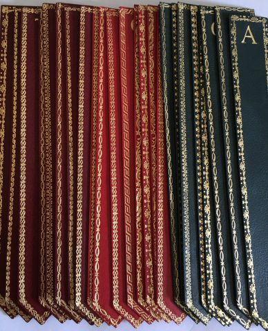 Leather FRESS bookmark
