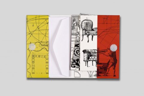 Set of 6 cards and envelopes (Crafts product line)